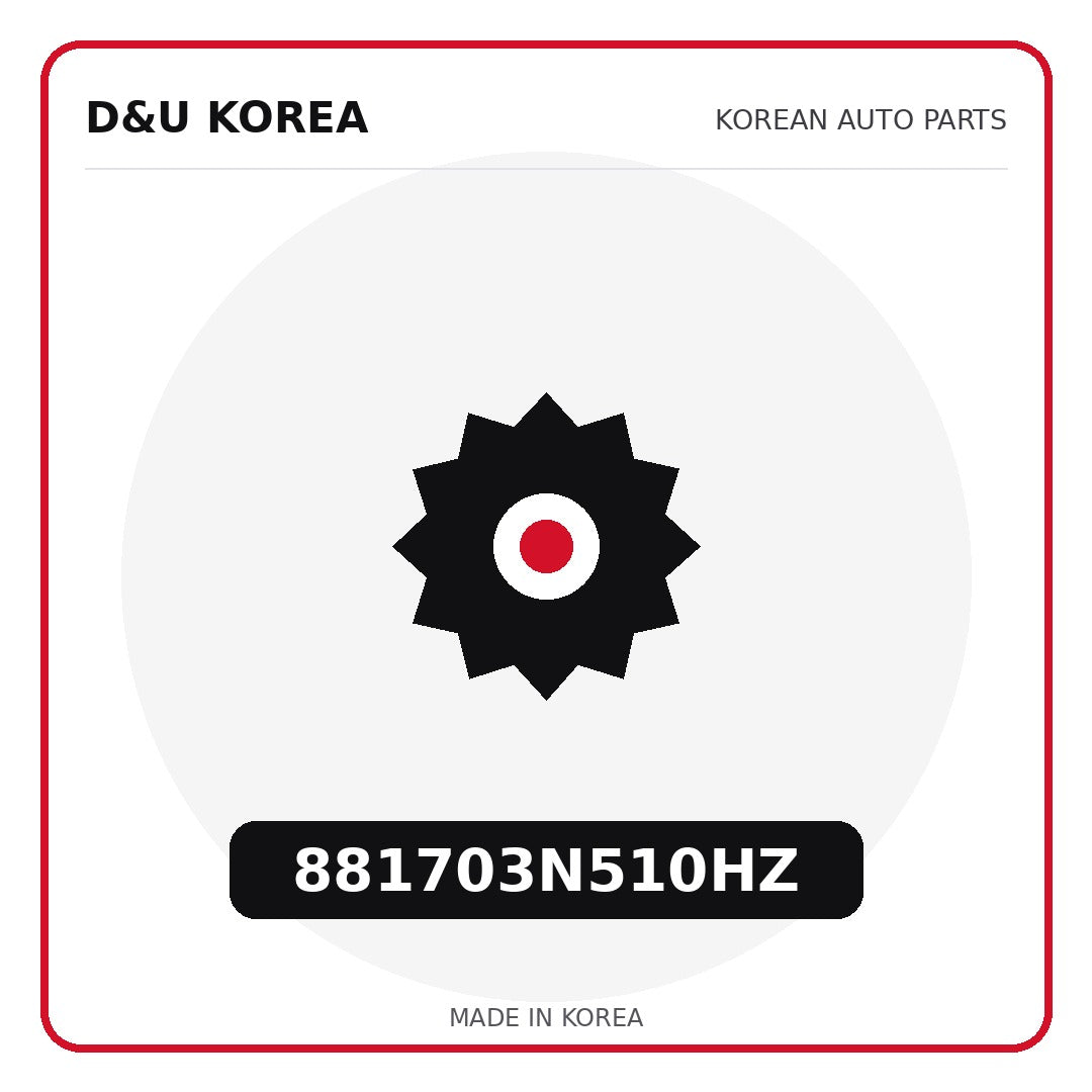 Genuine Mobis 881703N510HZ  for Korean vehicles | D&U Korea
