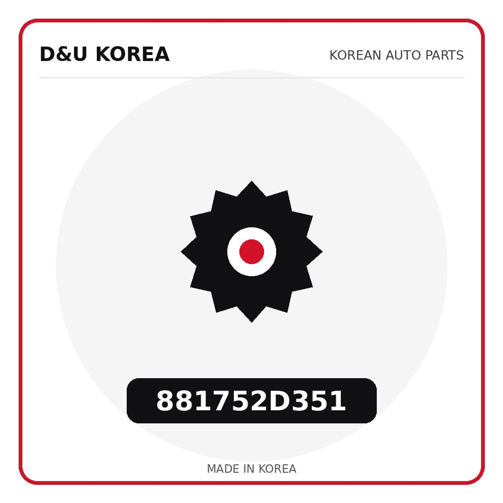 Genuine Mobis 881752D351  for Korean vehicles | D&U Korea