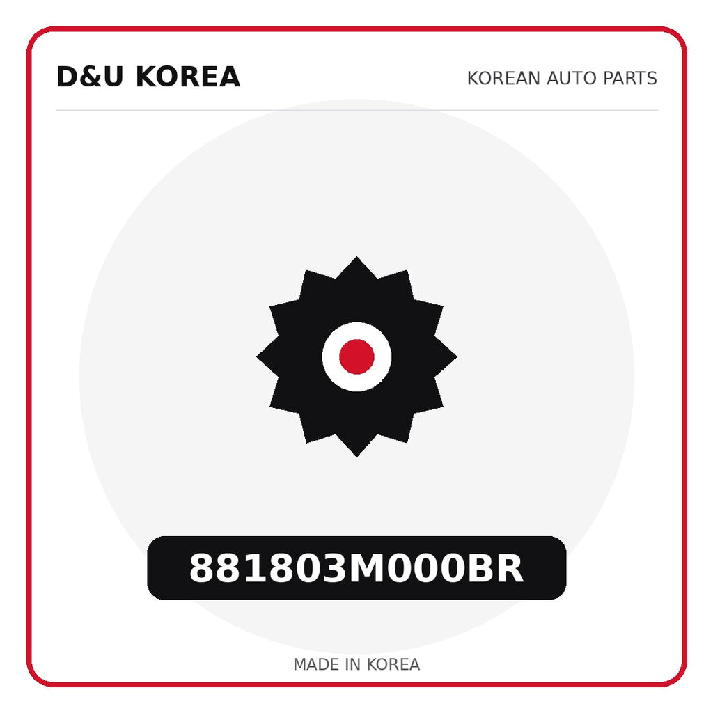 Genuine Mobis 881803M000BR  for Korean vehicles | D&U Korea