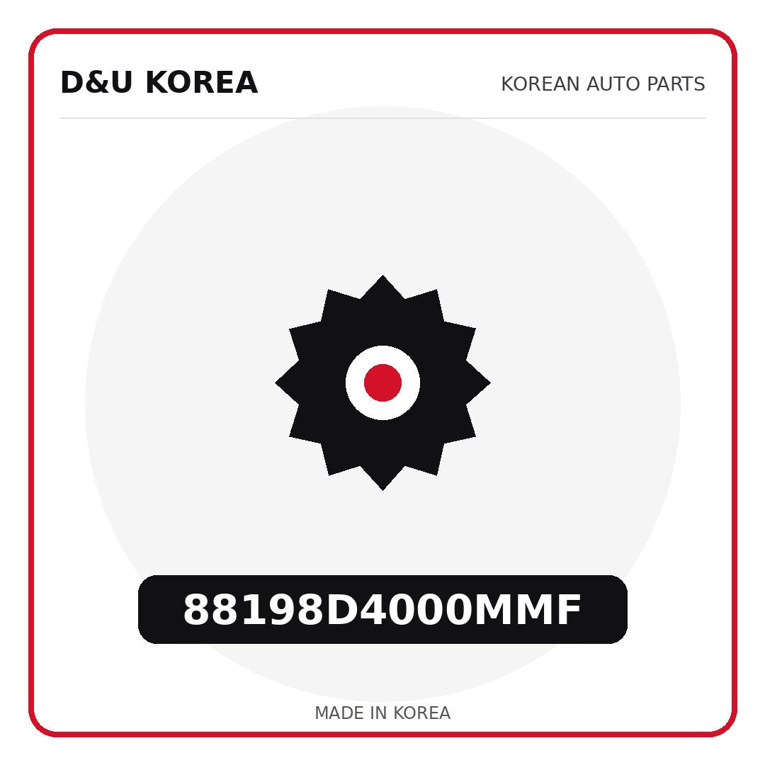 Genuine Mobis 88198D4000MMF  for Korean vehicles | D&U Korea