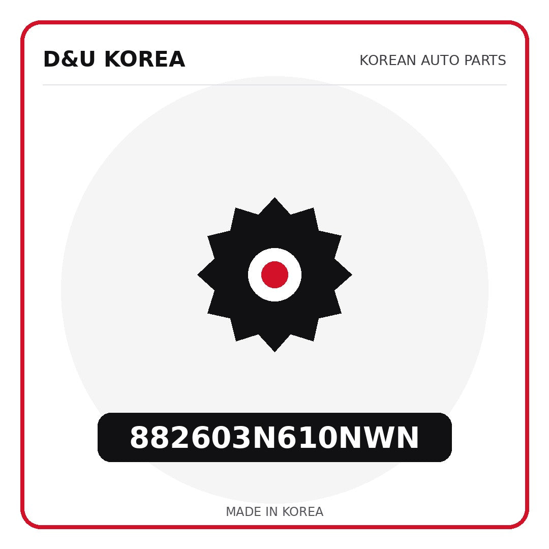 Genuine Mobis 882603N610NWN  for Korean vehicles | D&U Korea