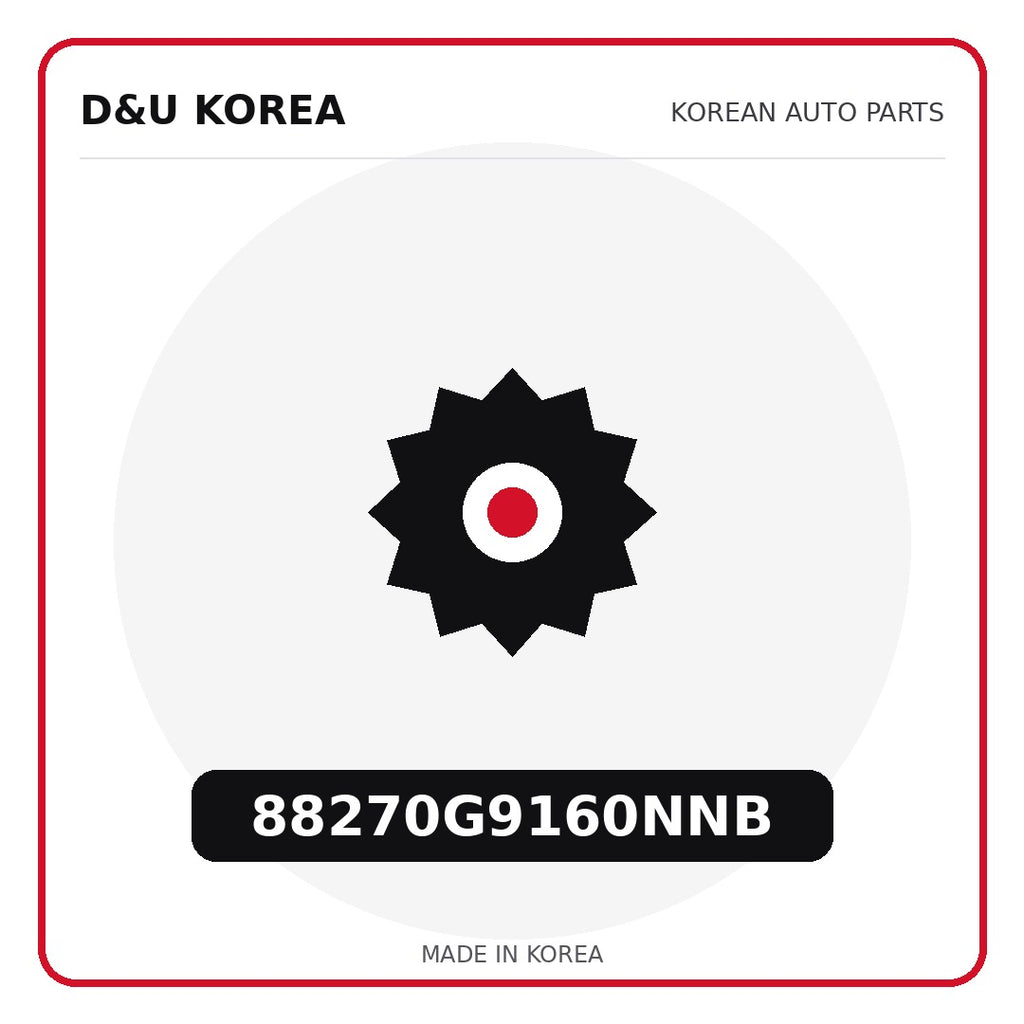 Genuine Mobis 88270G9160NNB  for Korean vehicles | D&U Korea