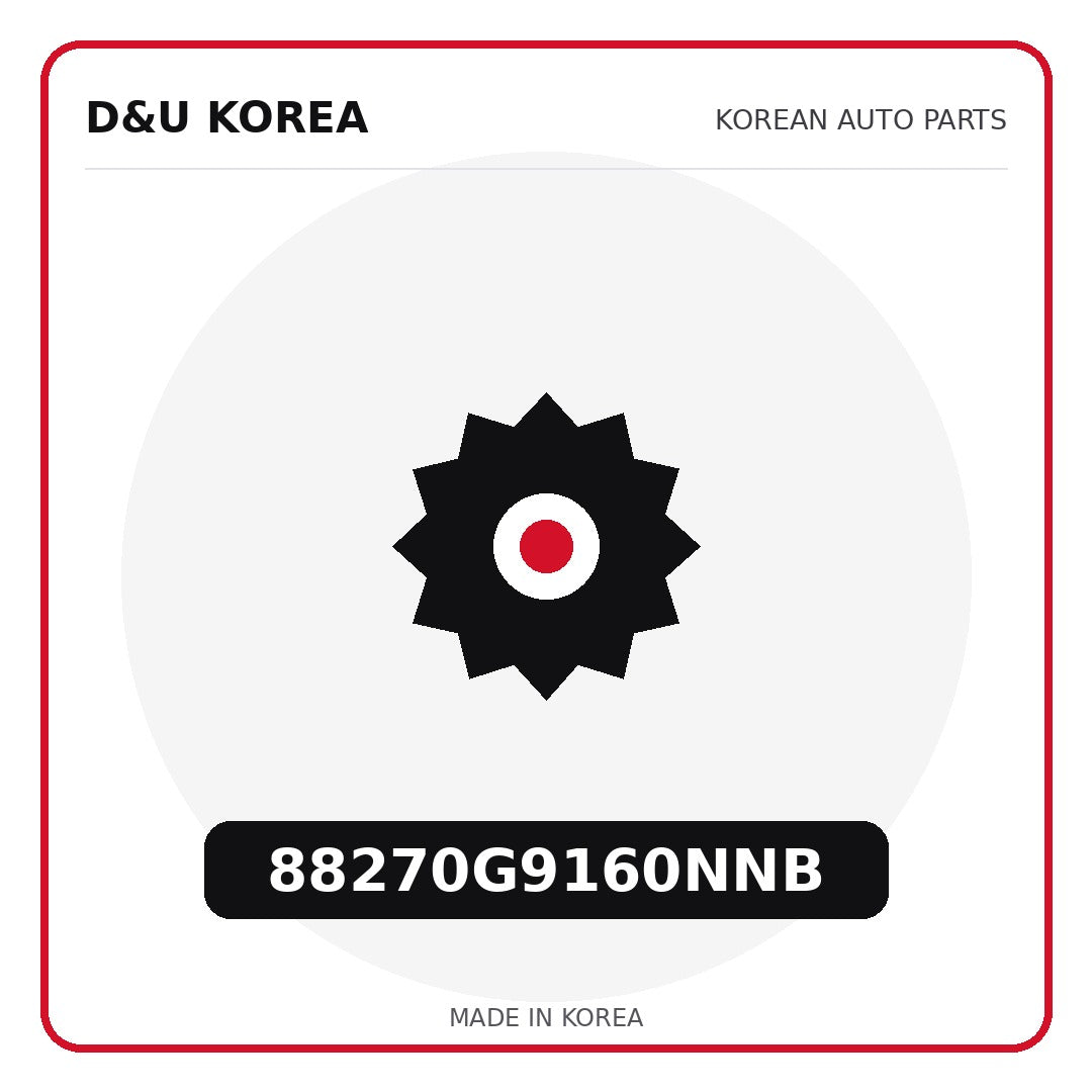Genuine Mobis 88270G9160NNB  for Korean vehicles | D&U Korea