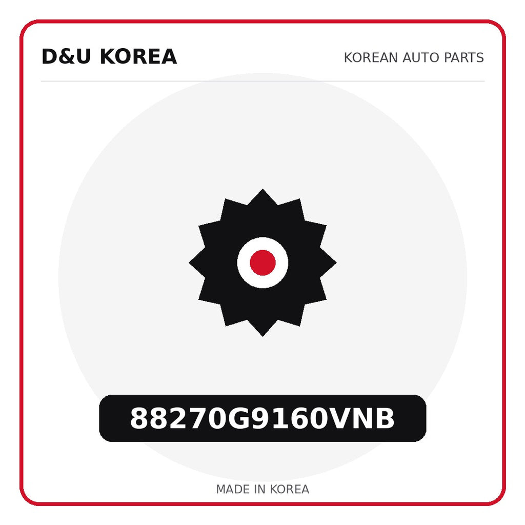 Genuine Mobis 88270G9160VNB  for Korean vehicles | D&U Korea
