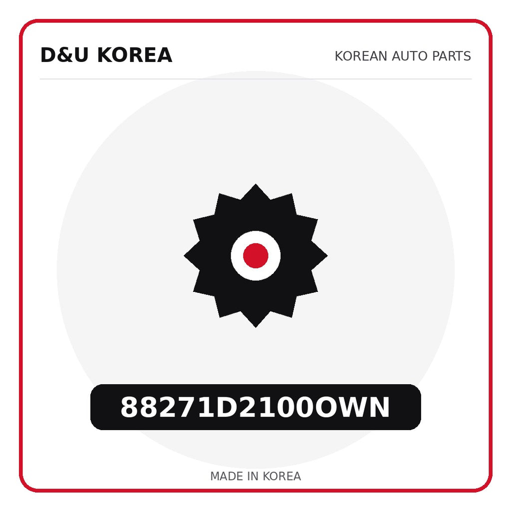 Genuine Mobis 88271D2100OWN  for Korean vehicles | D&U Korea