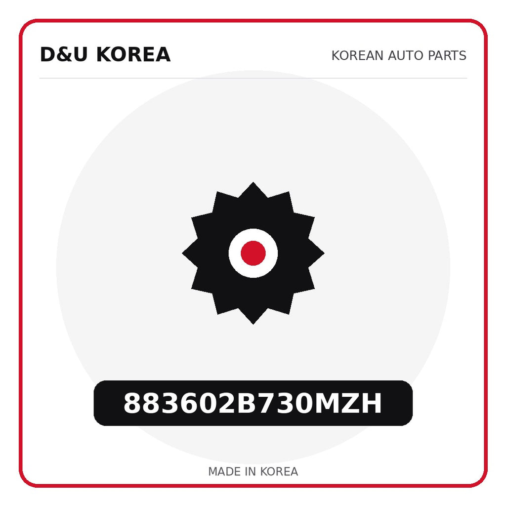 Genuine Mobis 883602B730MZH  for Korean vehicles | D&U Korea