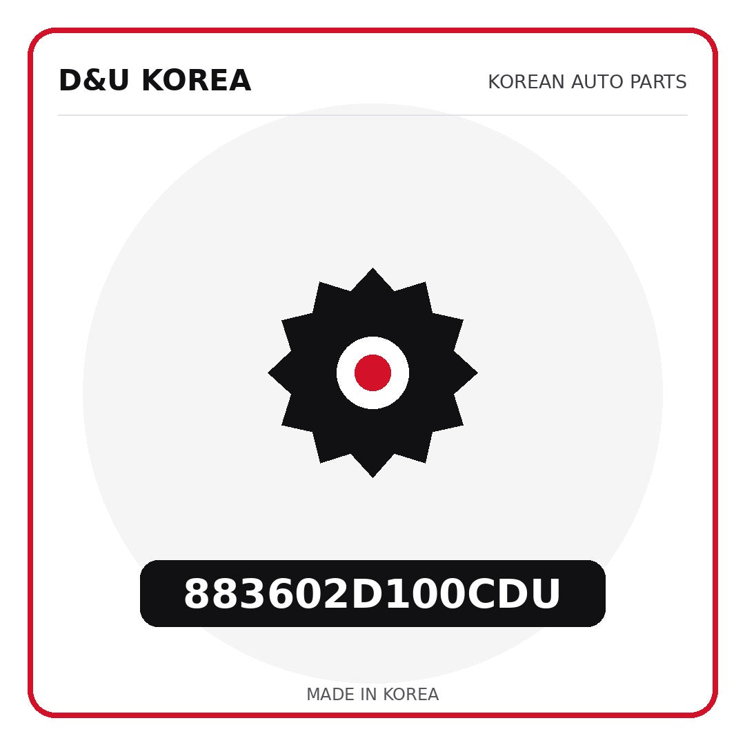Genuine Mobis 883602D100CDU  for Korean vehicles | D&U Korea