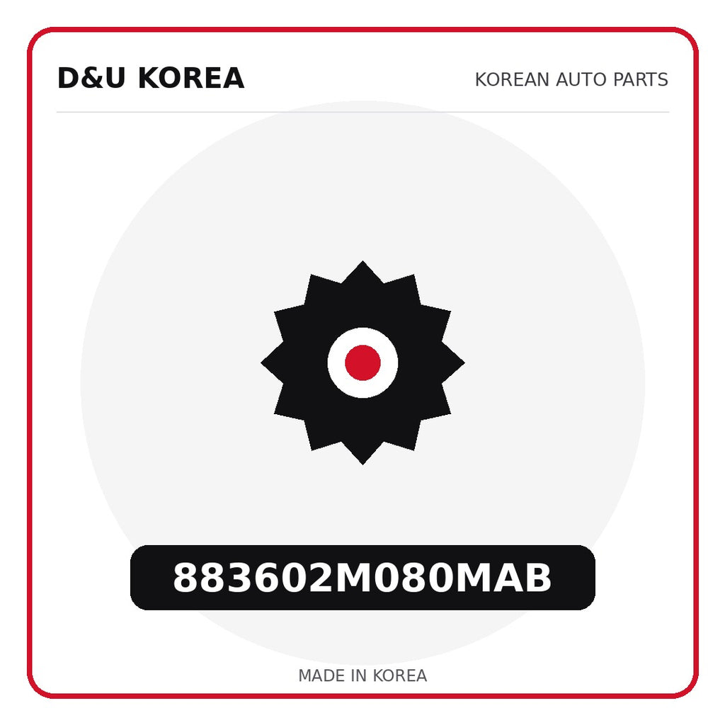 Genuine Mobis 883602M080MAB  for Korean vehicles | D&U Korea