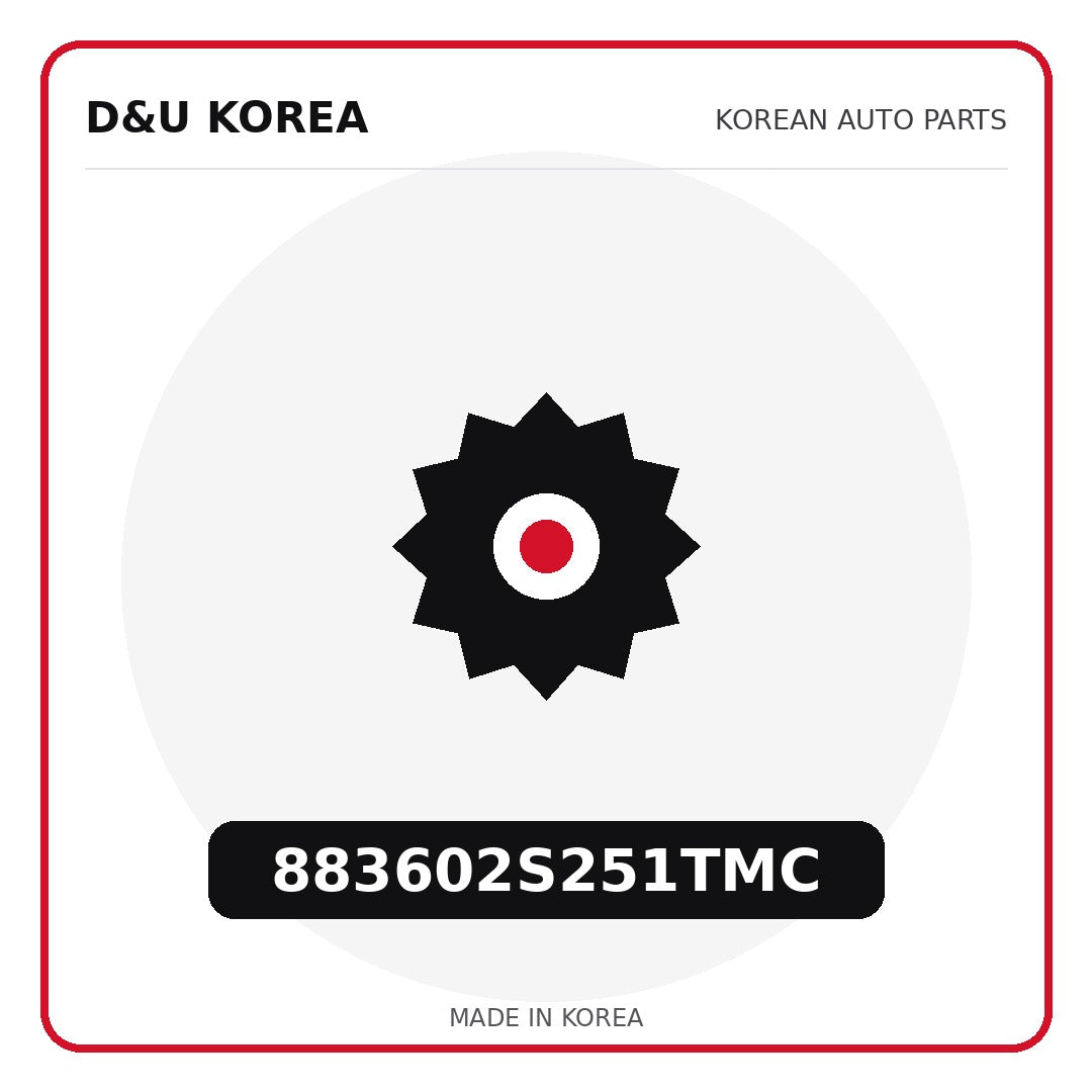 Genuine Mobis 883602S251TMC  for Korean vehicles | D&U Korea