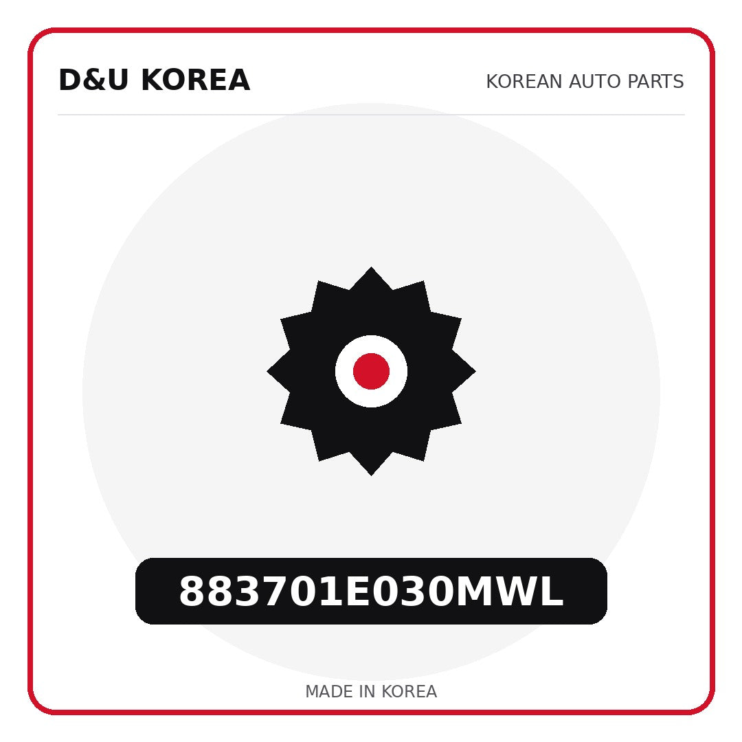 Genuine Mobis 883701E030MWL  for Korean vehicles | D&U Korea