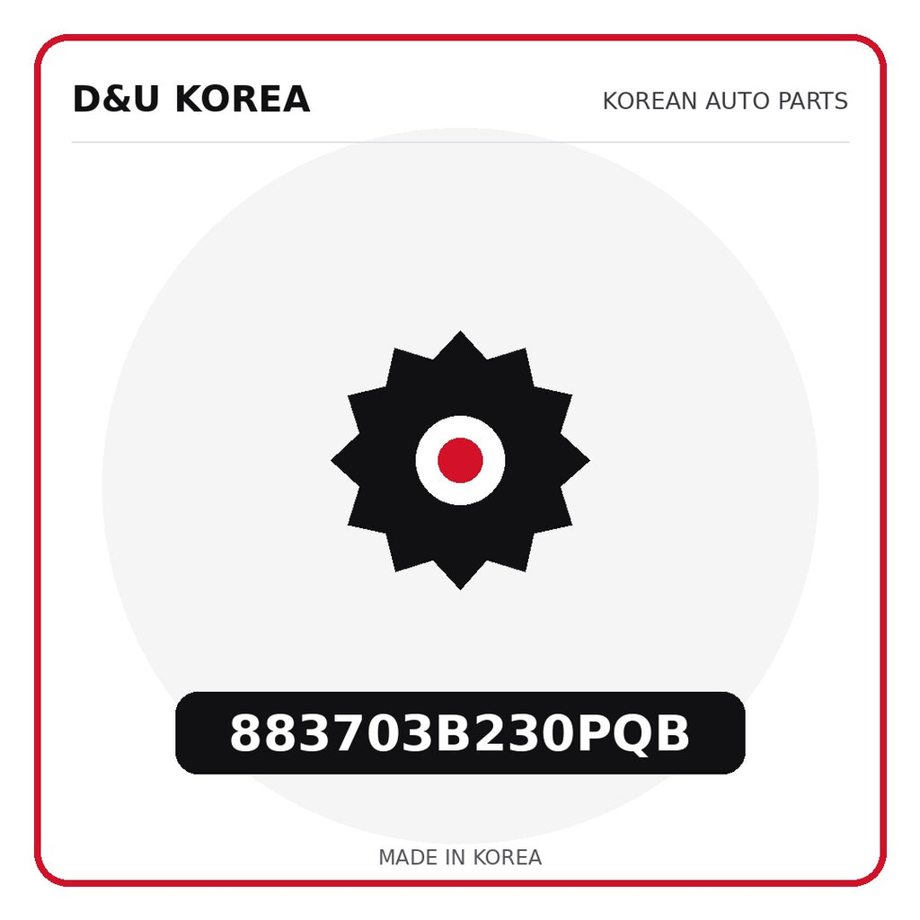 Genuine Mobis 883703B230PQB  for Korean vehicles | D&U Korea