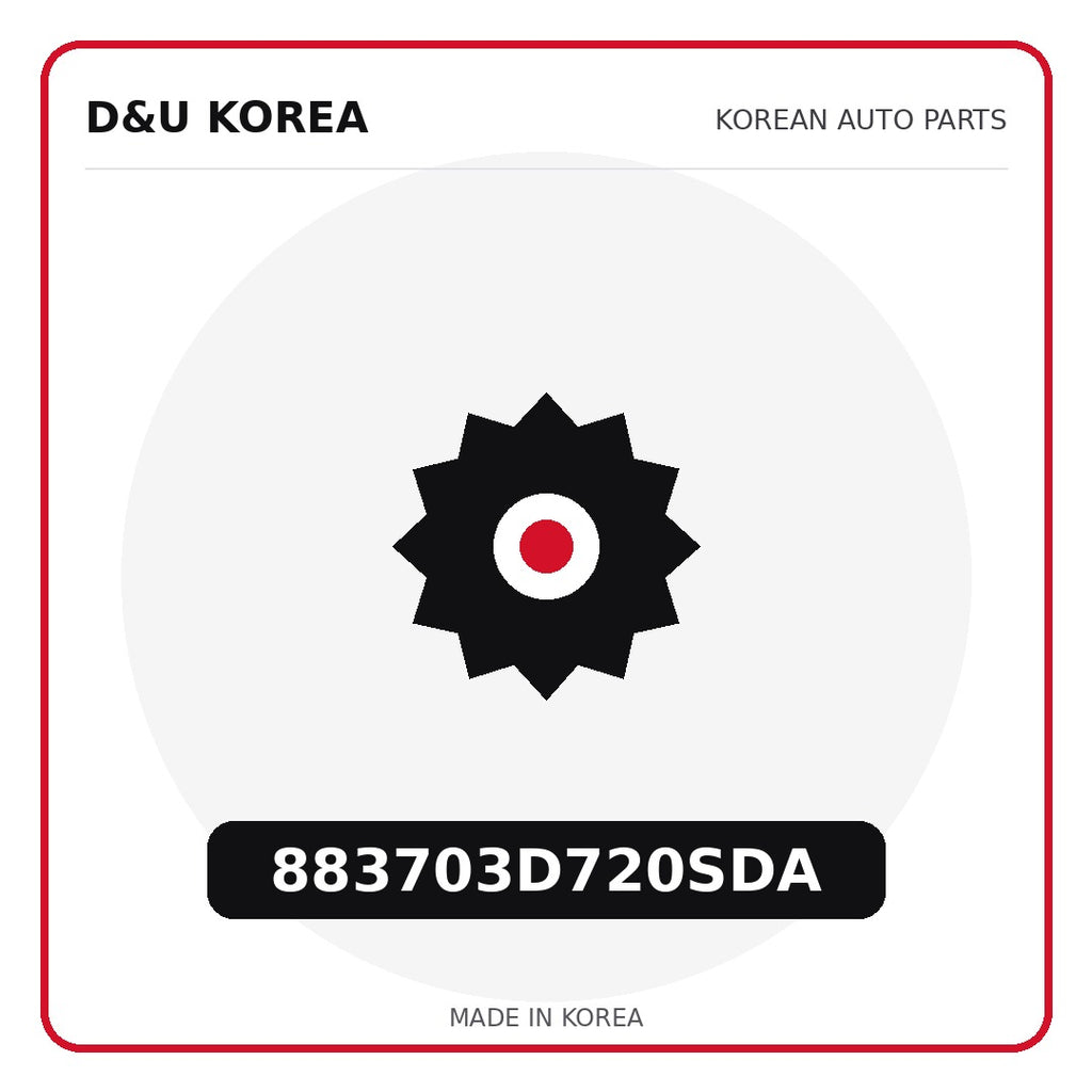 Genuine Mobis 883703D720SDA  for Korean vehicles | D&U Korea