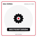 Genuine Mobis 883703D720SDA  for Korean vehicles | D&U Korea