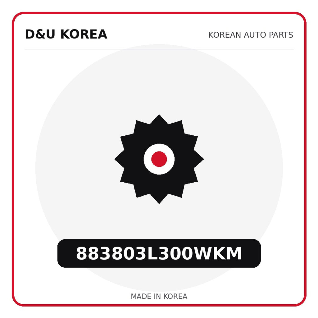 Genuine Mobis 883803L300WKM  for Korean vehicles | D&U Korea