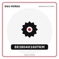 Genuine Mobis 883804H160TKM  for Korean vehicles | D&U Korea