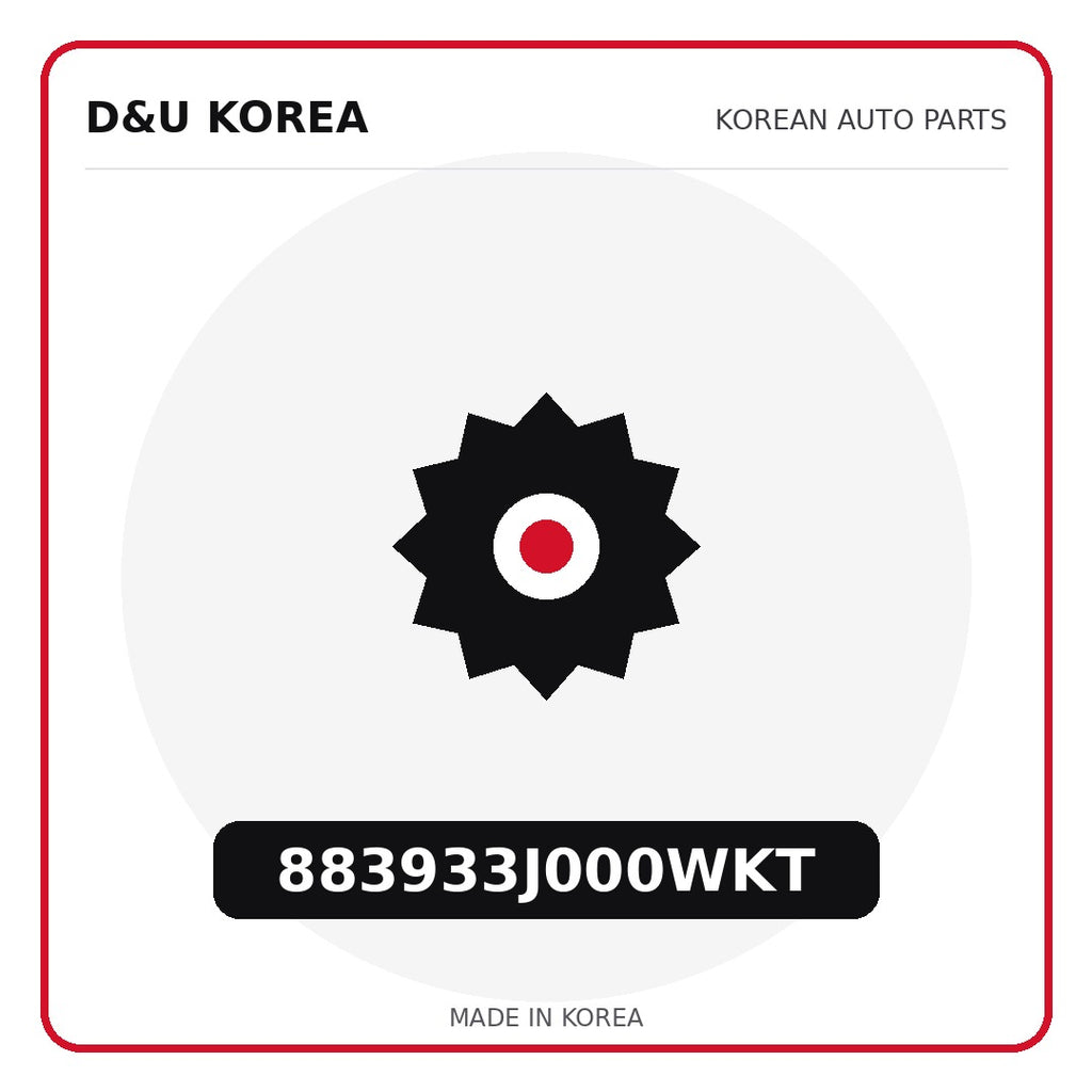 Genuine Mobis 883933J000WKT  for Korean vehicles | D&U Korea