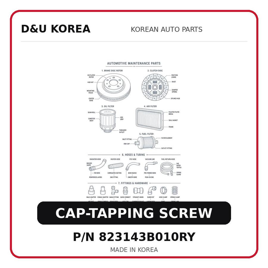 CAP-TAPPING SCREW