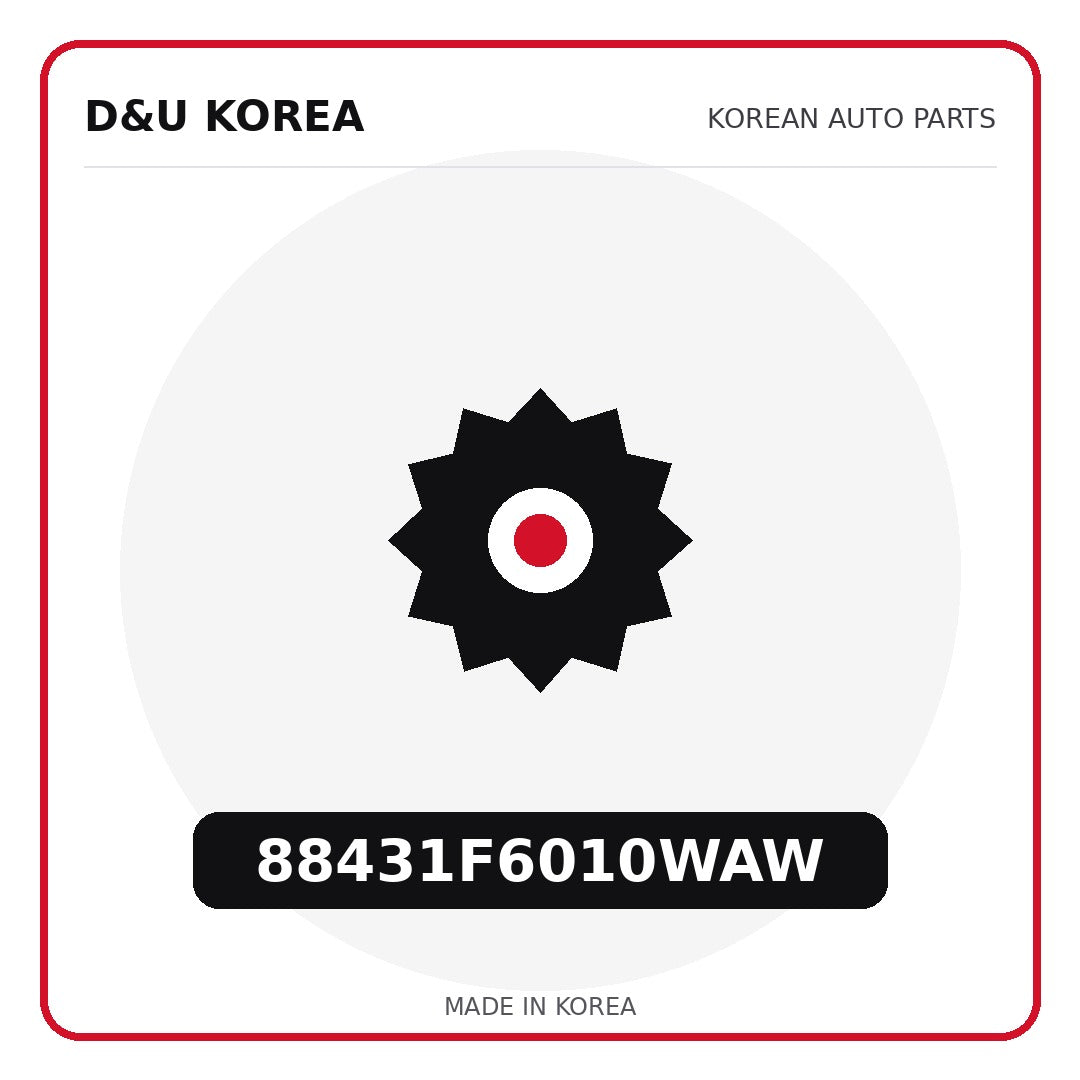 Genuine Mobis 88431F6010WAW  for Korean vehicles | D&U Korea