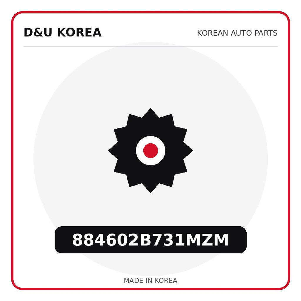 Genuine Mobis 884602B731MZM  for Korean vehicles | D&U Korea