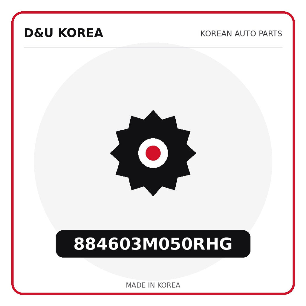 Genuine Mobis 884603M050RHG  for Korean vehicles | D&U Korea