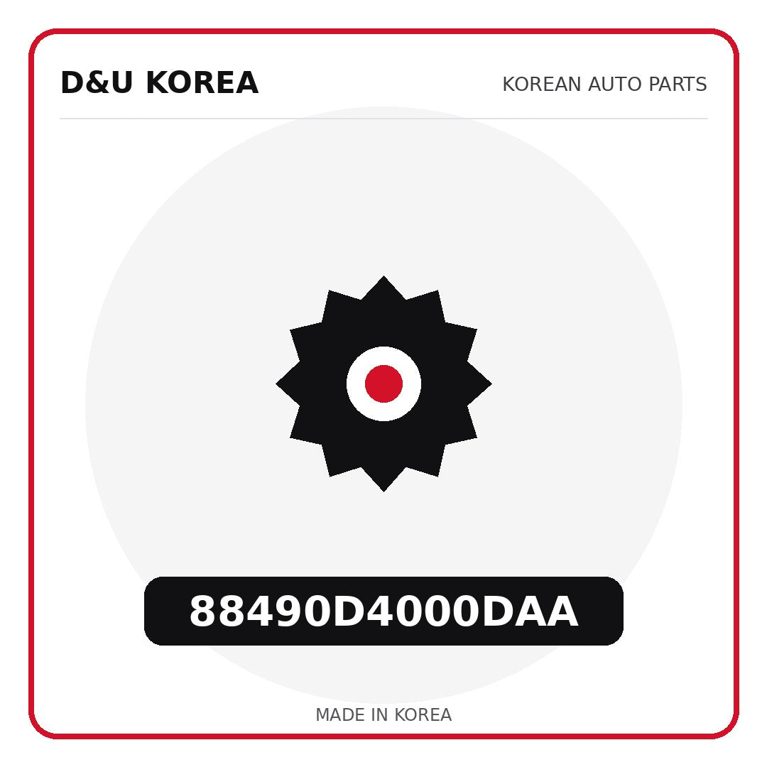 Genuine Mobis 88490D4000DAA  for Korean vehicles | D&U Korea