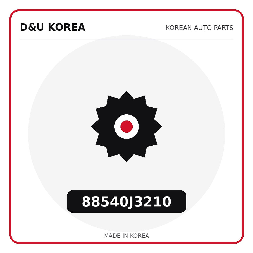 Genuine Mobis 88540J3210  for Korean vehicles | D&U Korea