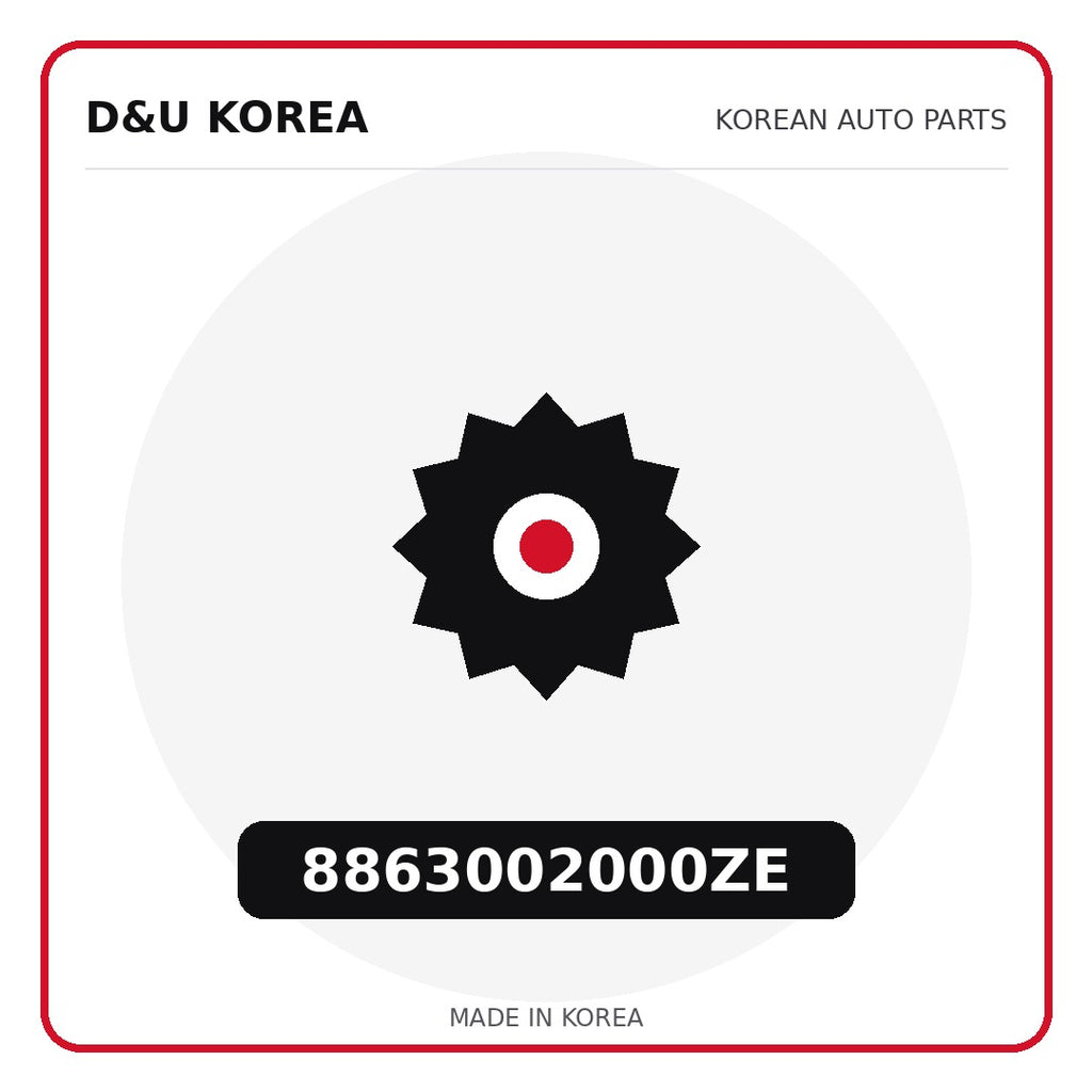 Genuine Mobis 8863002000ZE  for Korean vehicles | D&U Korea
