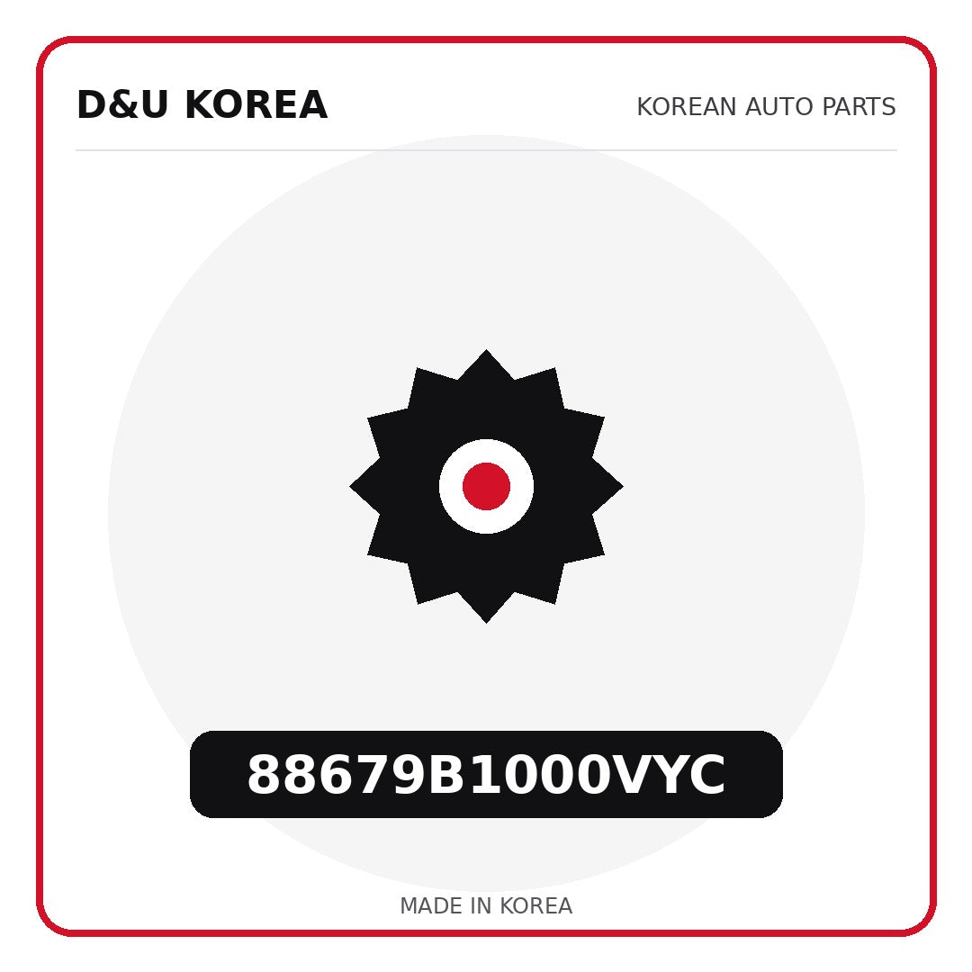 Genuine Mobis 88679B1000VYC  for Korean vehicles | D&U Korea