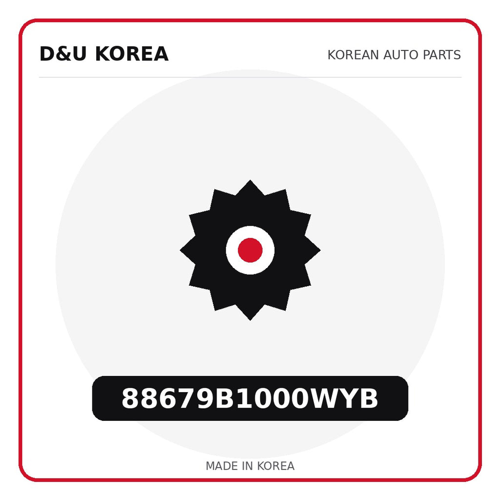 Genuine Mobis 88679B1000WYB  for Korean vehicles | D&U Korea