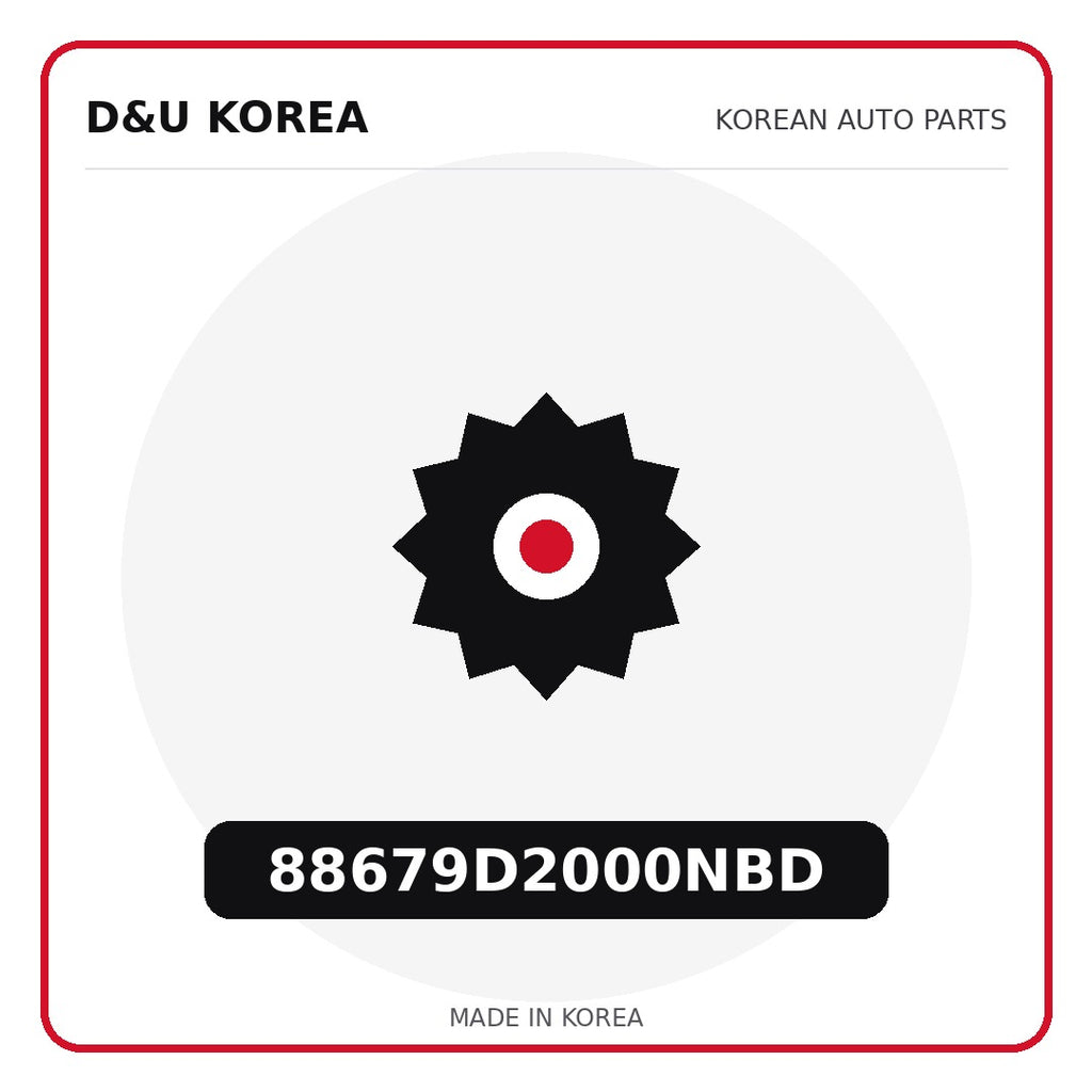 Genuine Mobis 88679D2000NBD  for Korean vehicles | D&U Korea