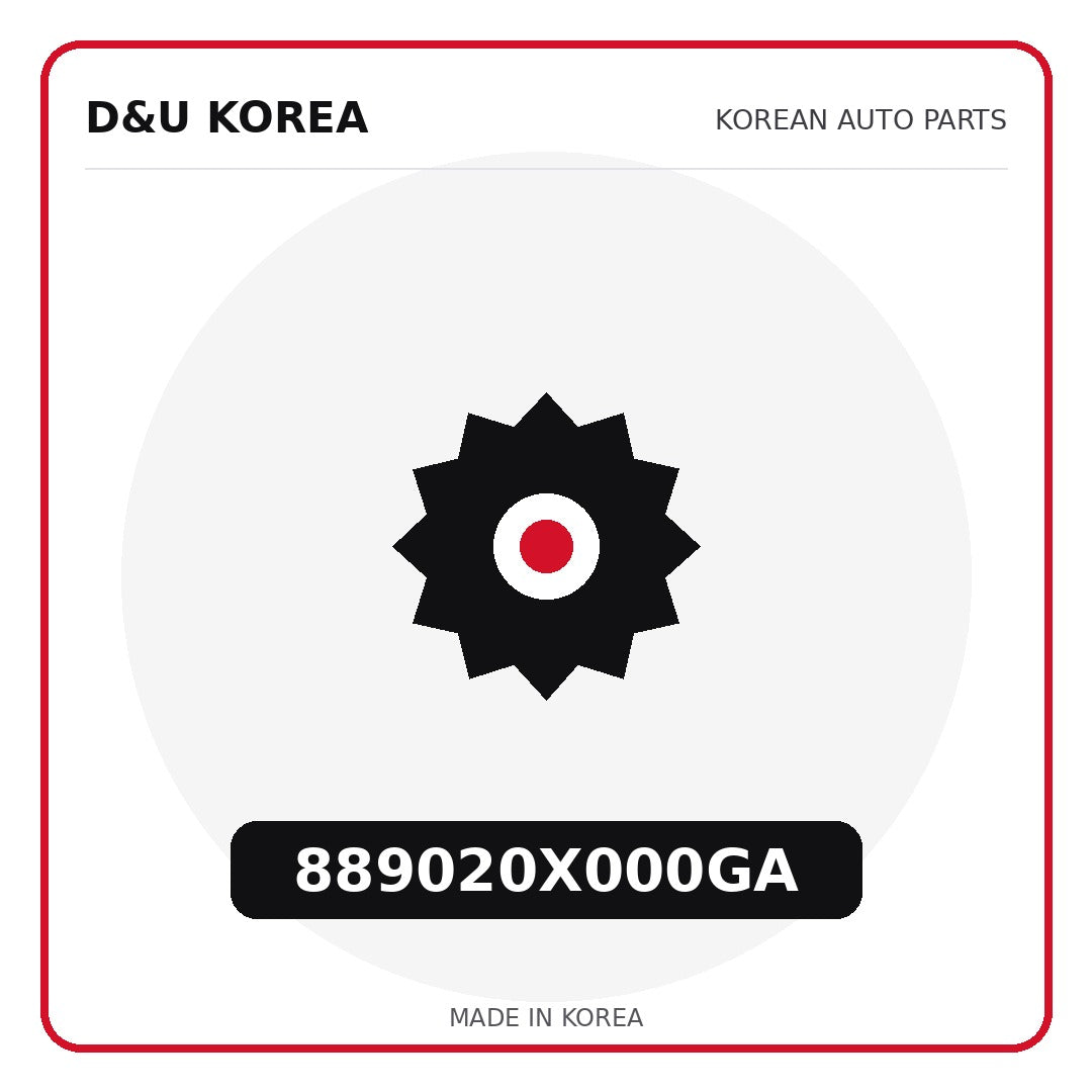 Genuine Mobis 889020X000GA  for Korean vehicles | D&U Korea