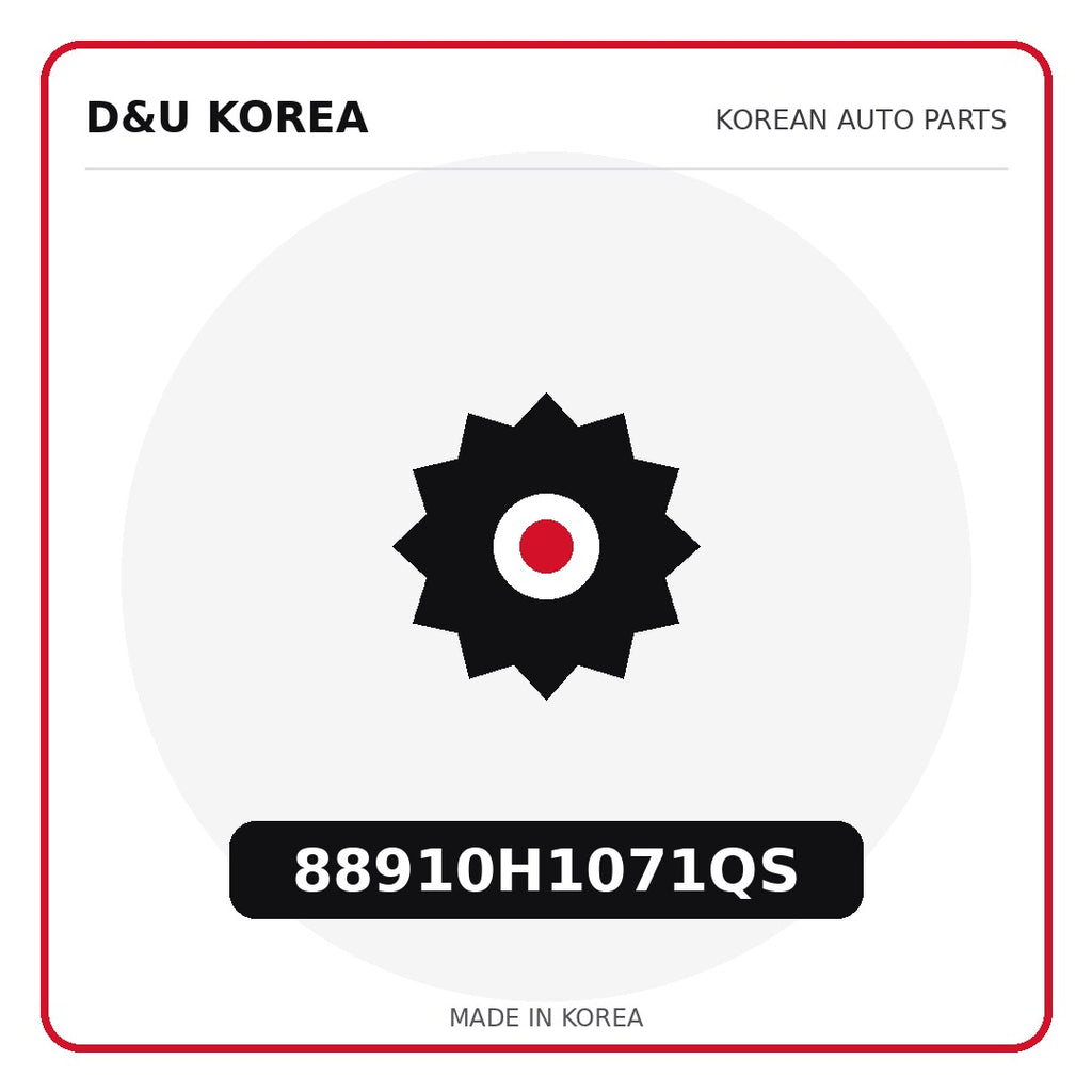 Genuine Mobis 88910H1071QS  for Korean vehicles | D&U Korea