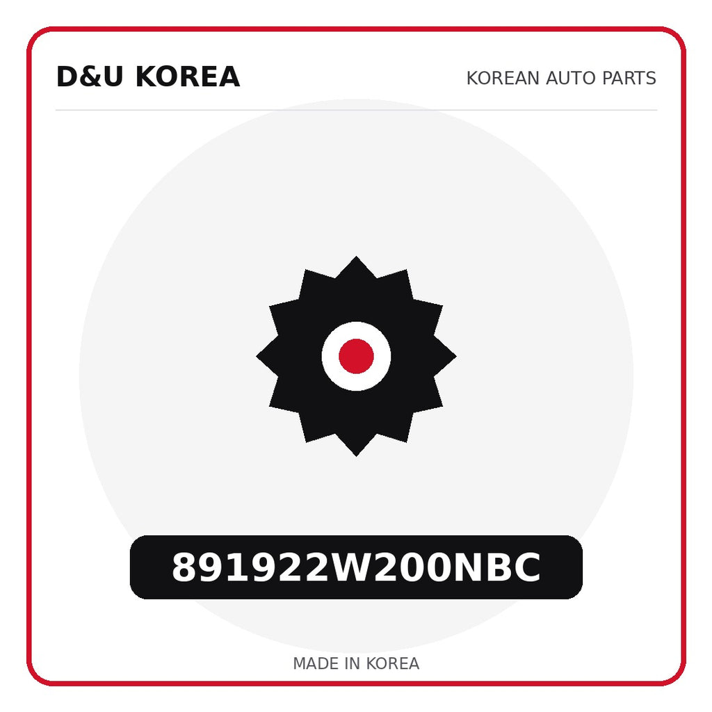 Genuine Mobis 891922W200NBC  for Korean vehicles | D&U Korea
