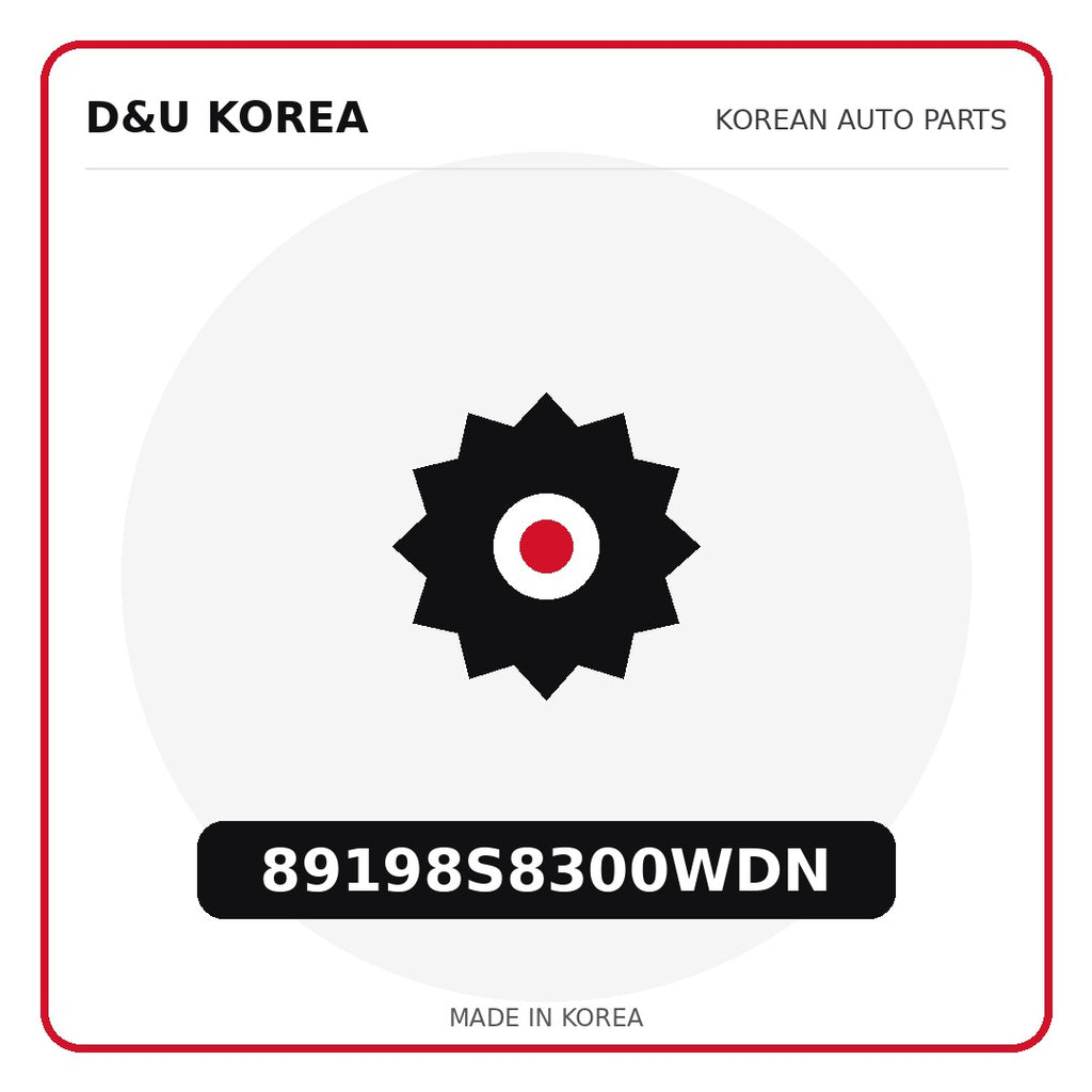Genuine Mobis 89198S8300WDN  for Korean vehicles | D&U Korea