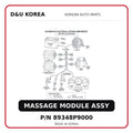 MASSAGE MODULE ASSY
