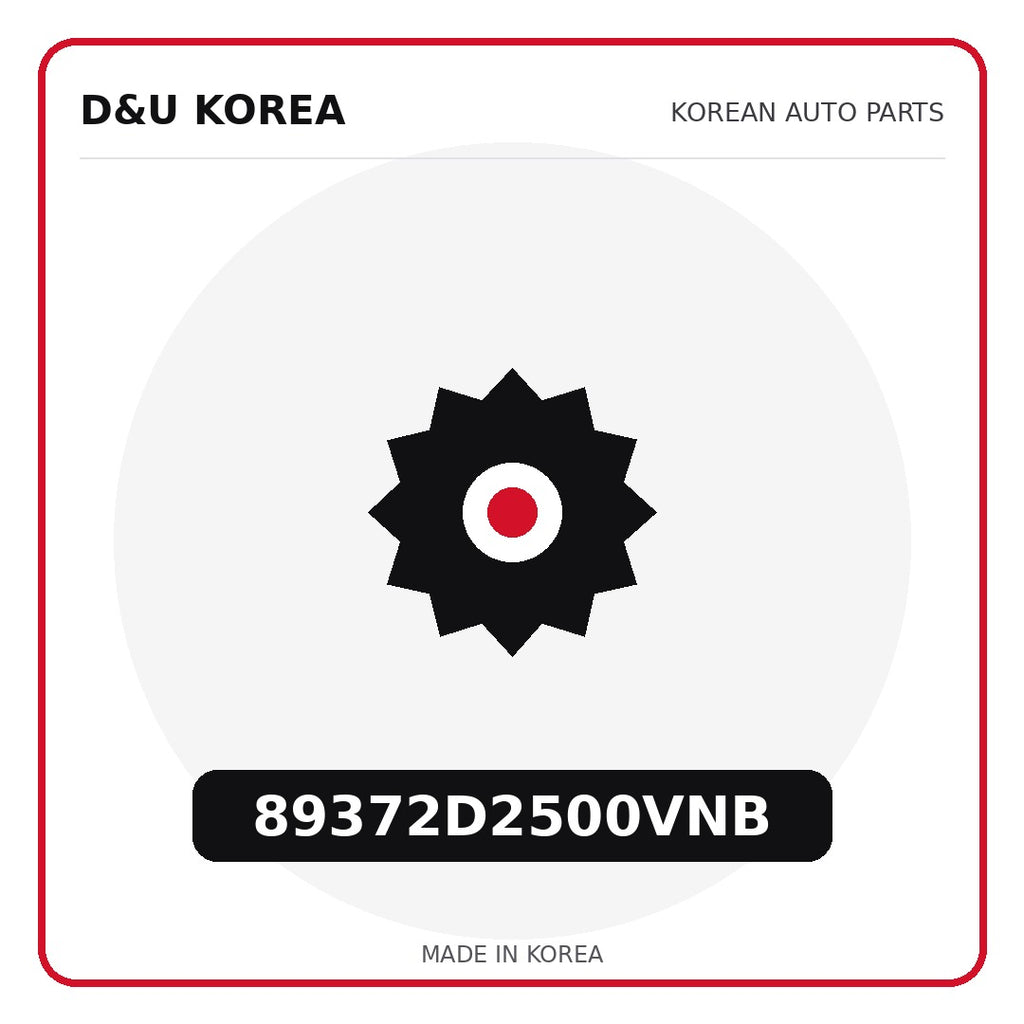 Genuine Mobis 89372D2500VNB  for Korean vehicles | D&U Korea