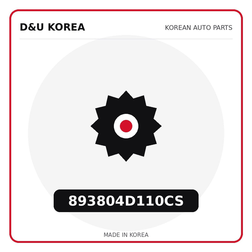 Genuine Mobis 893804D110CS  for Korean vehicles | D&U Korea