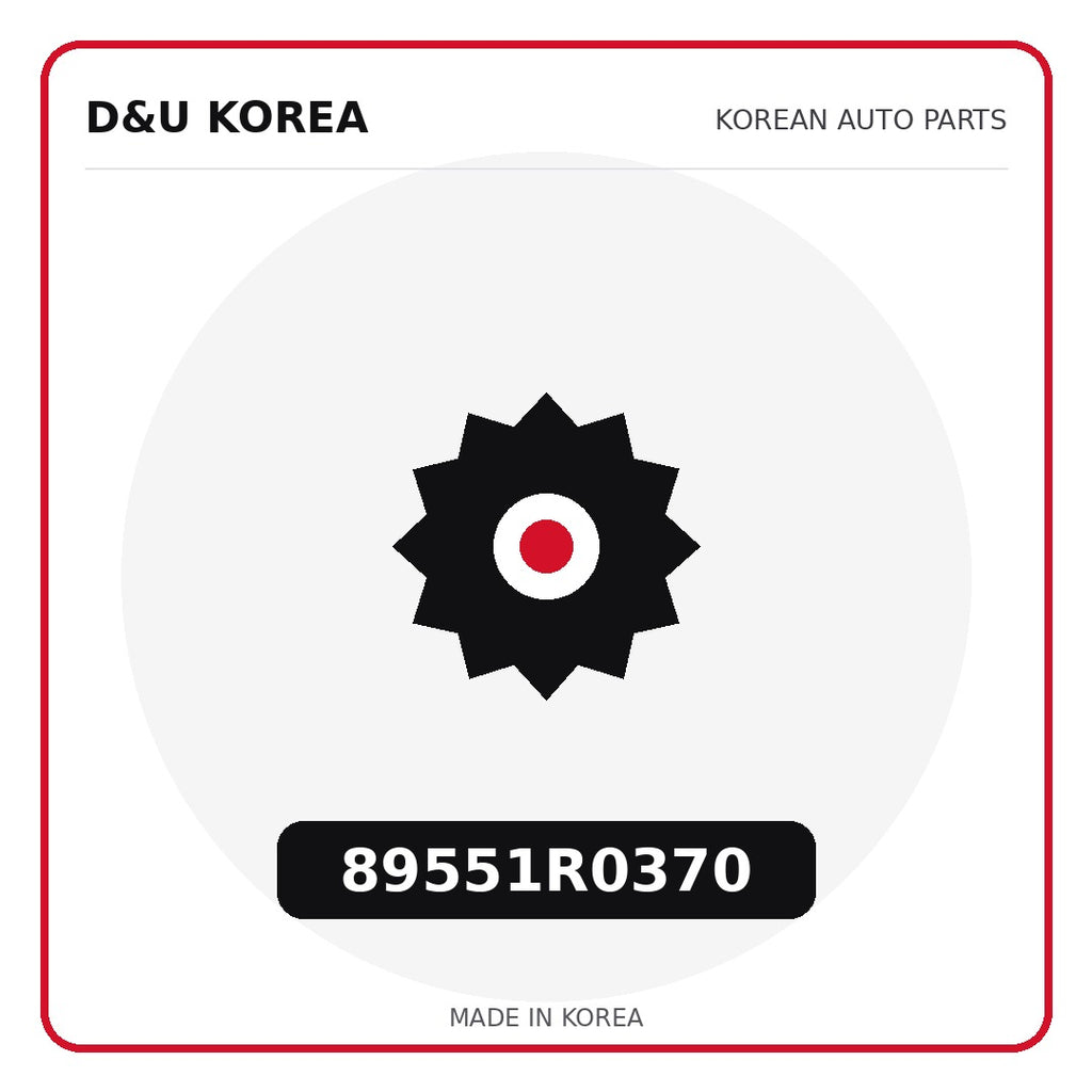 Genuine Mobis 89551R0370  for Korean vehicles | D&U Korea