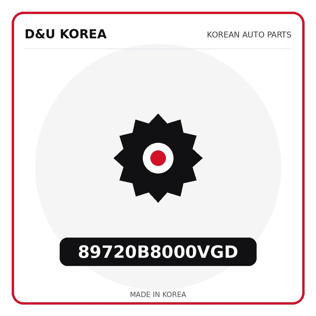 Genuine Mobis 89720B8000VGD  for Korean vehicles | D&U Korea