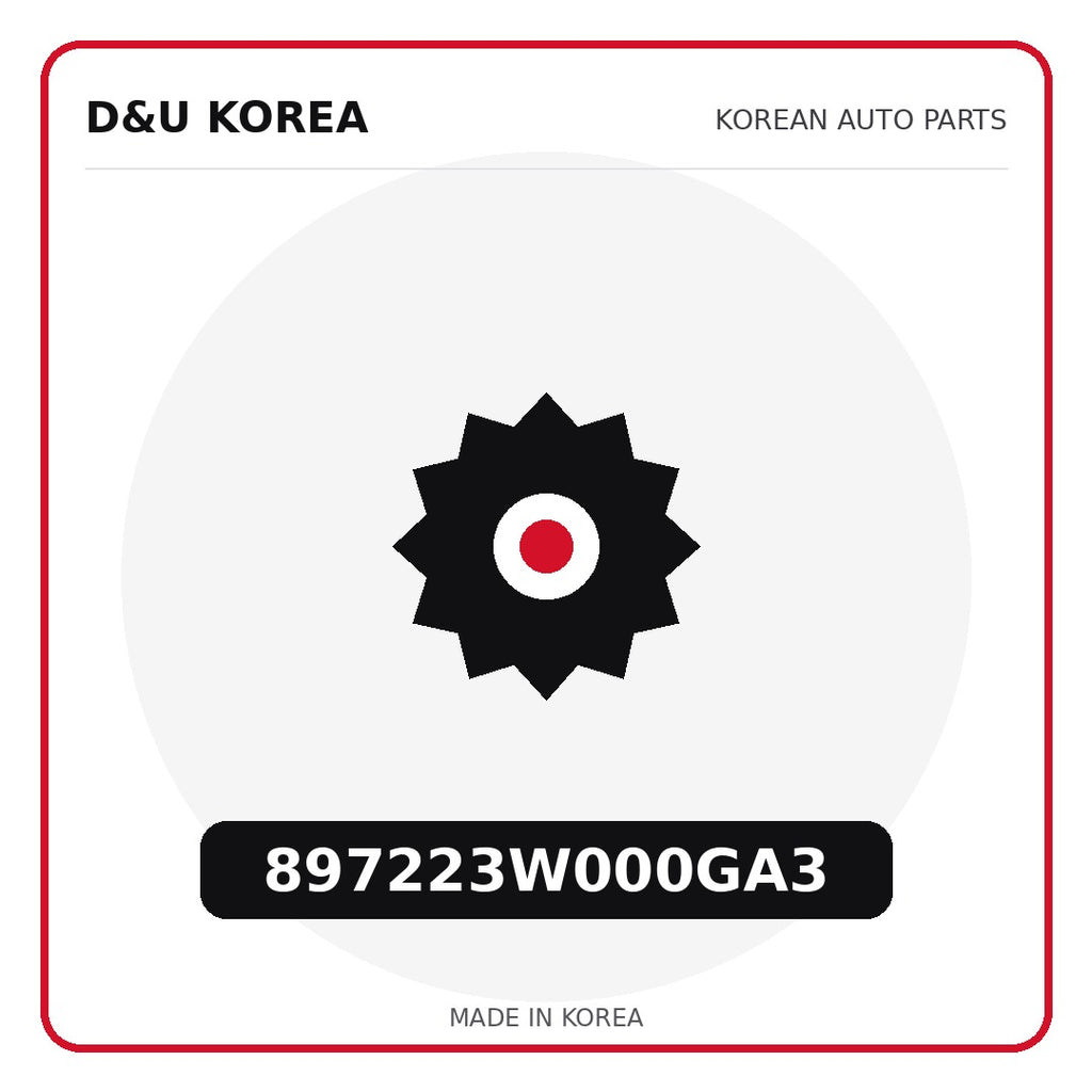 Genuine Mobis 897223W000GA3  for Korean vehicles | D&U Korea