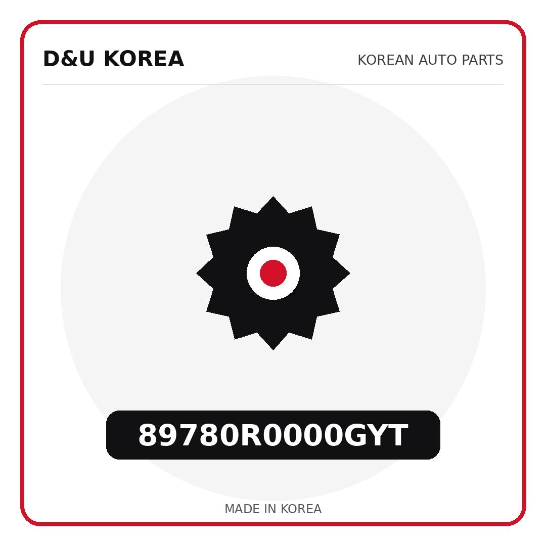 Genuine Mobis 89780R0000GYT  for Korean vehicles | D&U Korea
