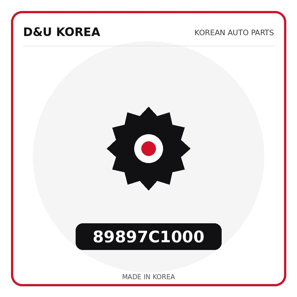Genuine Mobis 89897C1000  for Korean vehicles | D&U Korea