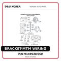 BRACKET-MTM WIRING