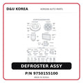 DEFROSTER ASSY