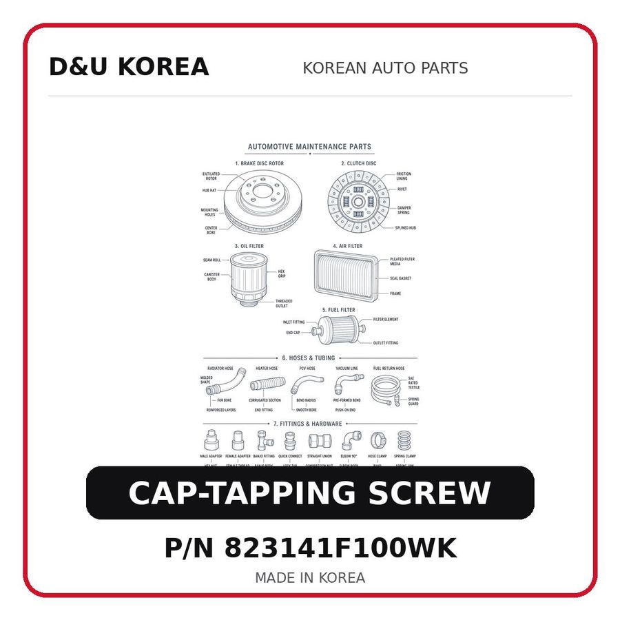 CAP-TAPPING SCREW