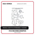 MODULE ASSY-FR EXTENDABLE CUSHION