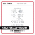 ADJUSTER ASSY-HEIGHT