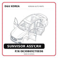 SUNVISOR ASSY,RH