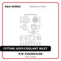 FITTING ASSY-COOLANT INLET