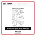 BRACKET-SOLENOID VALVE - 4.38E+205